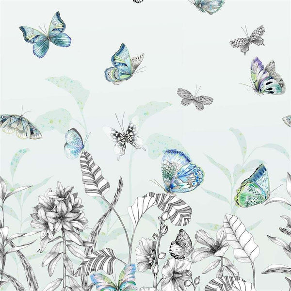 Papillons-behang-Designers Guild-Eau De Nil-Set-PDG1058/02-Selected Wallpapers