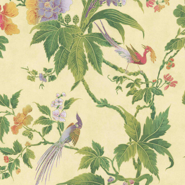 Paradise-behang-Little Greene-Sunrise-Rol-0247PASUNRI-Selected Wallpapers