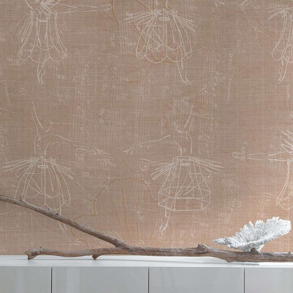 Paralume-behang-Inkiostro Bianco-Selected Wallpapers