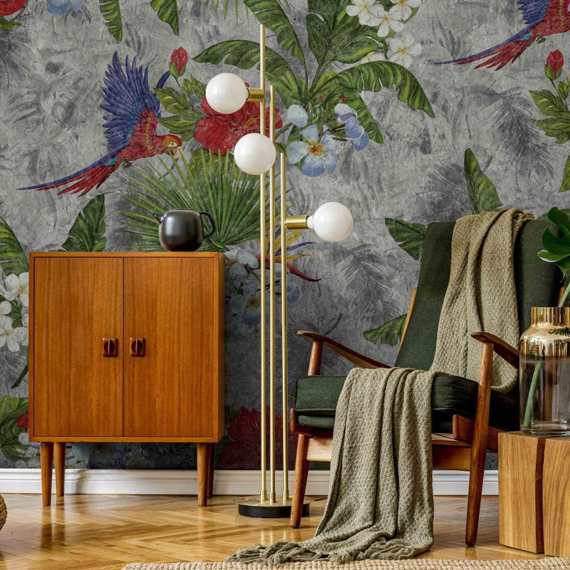 Parrot behang van INSTABILELAB