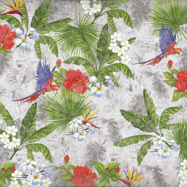 Parrot-Behang-INSTABILELAB-01-Vinyl New Middle-parrot01-Selected Wallpapers
