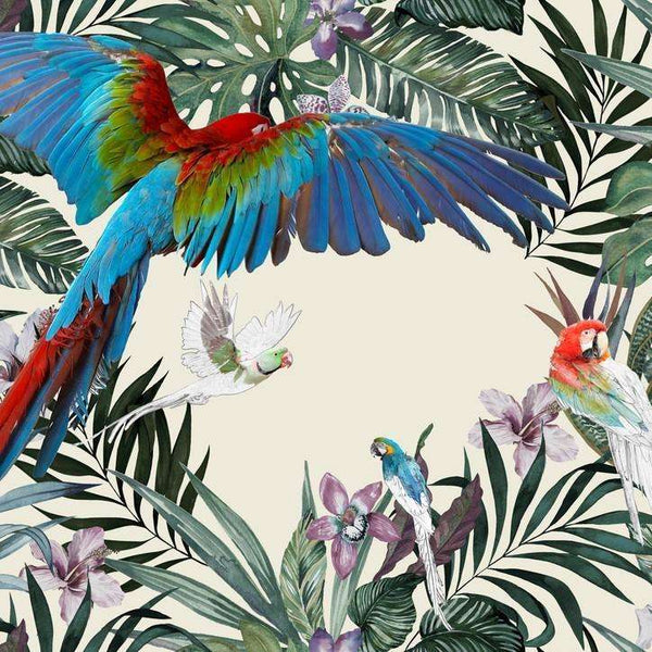 Parrots-behang-Inkiostro Bianco-1-Vinyl 68 cm-INKDNJD16-Selected Wallpapers