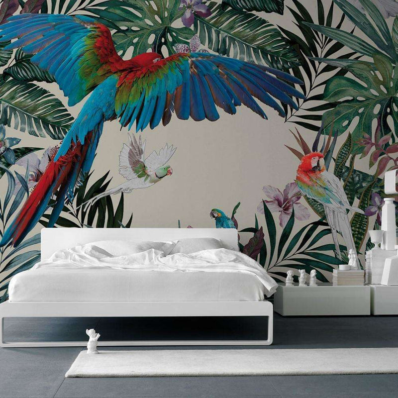 Parrots wallpaper by Inkiostro Bianco