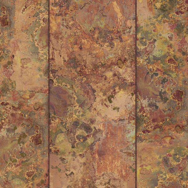 Patina Glaze-behang-Muance-30-Metallic Copper-MU11030-Selected Wallpapers