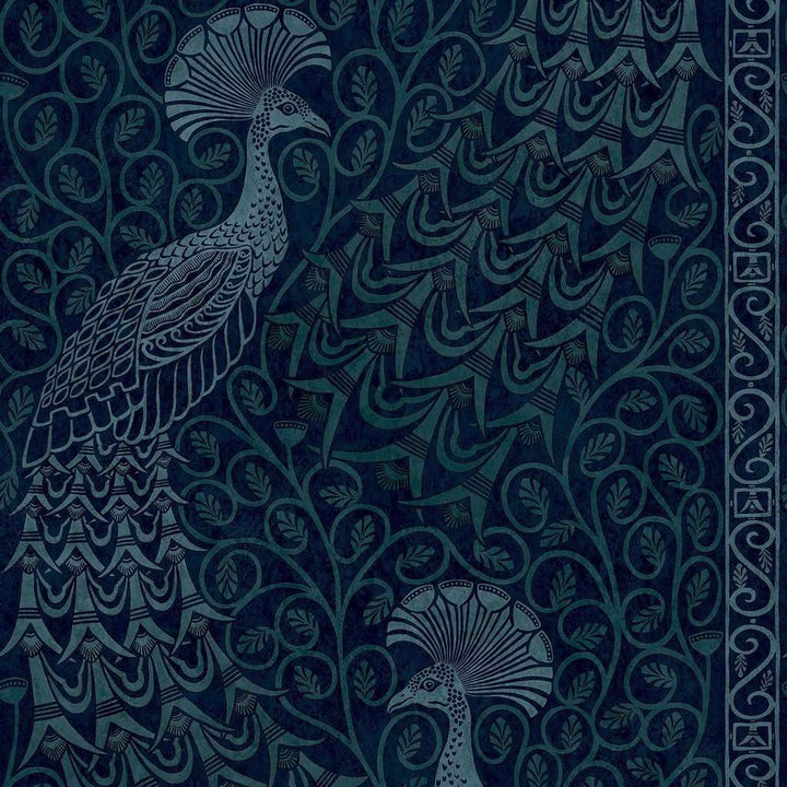 Pavo Parade-behang-Tapete-Cole & Son-Metallic Metrol-Rol-116/8028-Selected Wallpapers