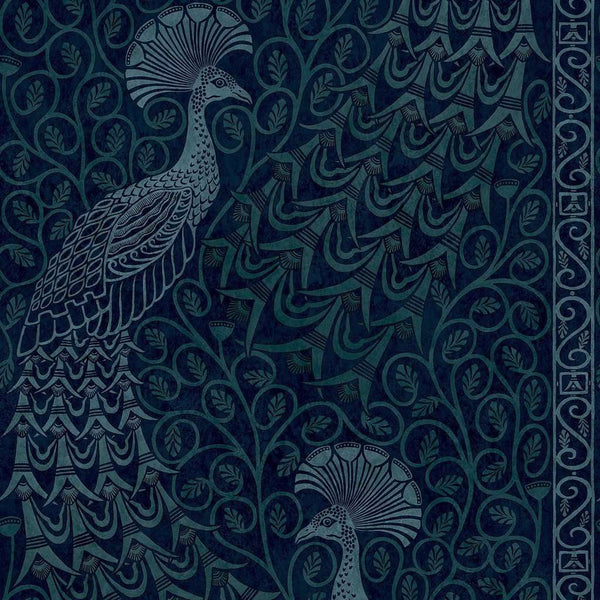 Pavo Parade-behang-Cole & Son-Metallic Metrol-Rol-116/8028-Selected Wallpapers
