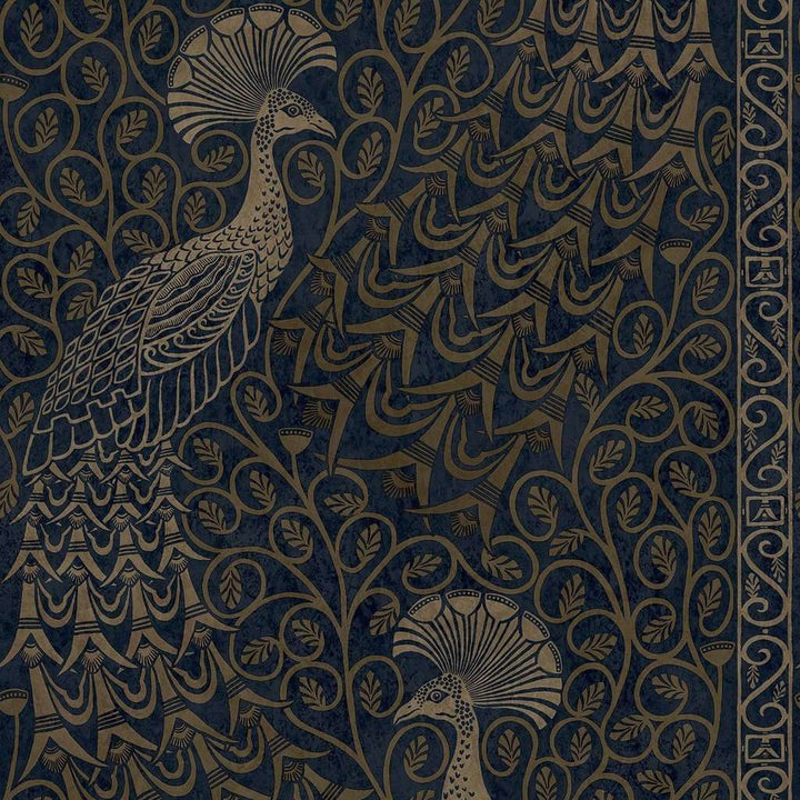 Pavo Parade-behang-Tapete-Cole & Son-Metallic Bronze-Rol-116/8030-Selected Wallpapers