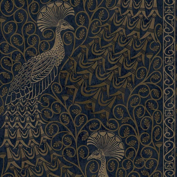 Pavo Parade-behang-Cole & Son-Metallic Bronze-Rol-116/8030-Selected Wallpapers