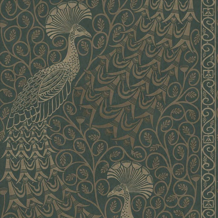 Pavo Parade-behang-Tapete-Cole & Son-Metallic Gilver-Rol-116/8031-Selected Wallpapers