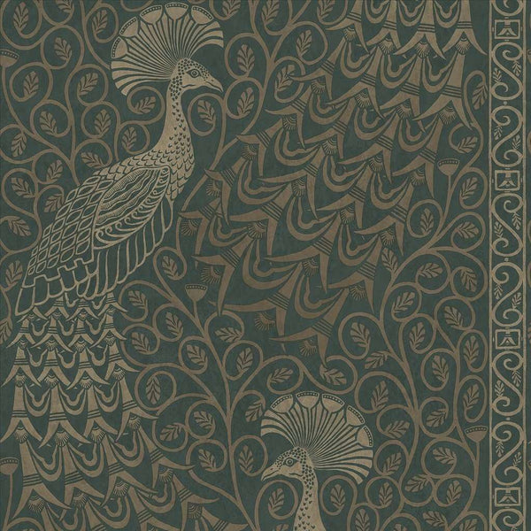 Pavo Parade-behang-Cole & Son-Metallic Gilver-Rol-116/8031-Selected Wallpapers