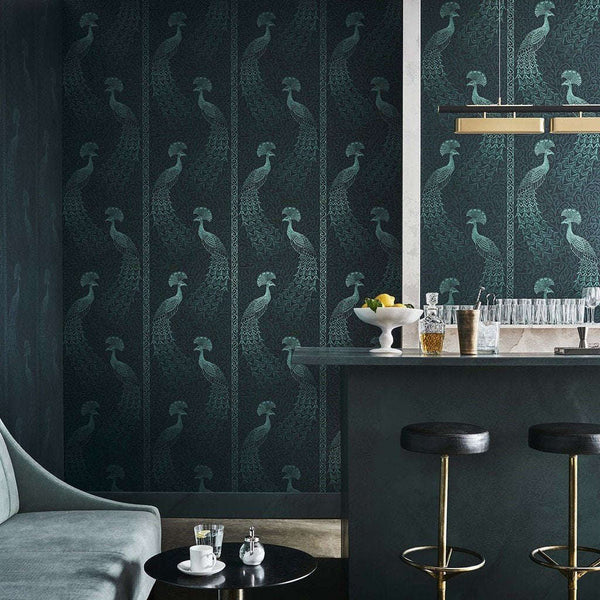 Pavo Parade-behang-Cole & Son-Selected Wallpapers