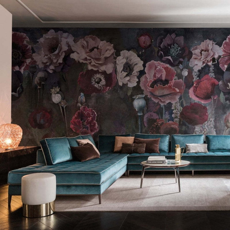 Pavot wallpaper by Wall & Deco
