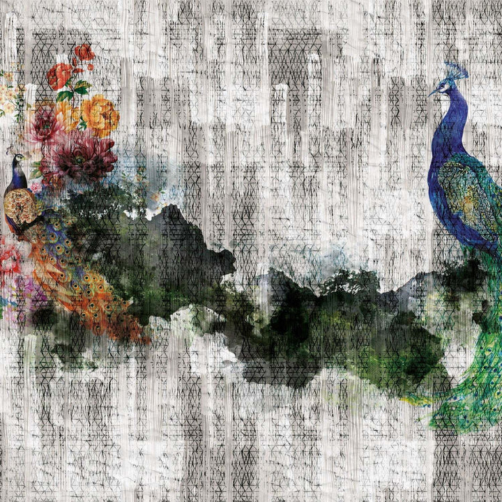 Peacock-Behang-Tapete-INSTABILELAB-01-Vinyl New Middle-Peacock01-Selected Wallpapers