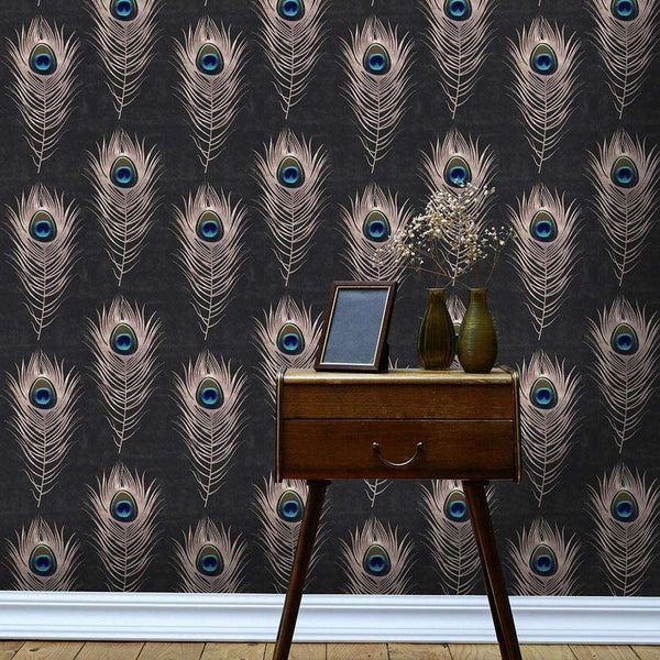 Peacock-behang-Mind the Gap-Selected Wallpapers