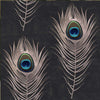 Peacock-behang-Mind the Gap-Zwart/Blauw-300 cm (standaard)-WP20230-Selected Wallpapers
