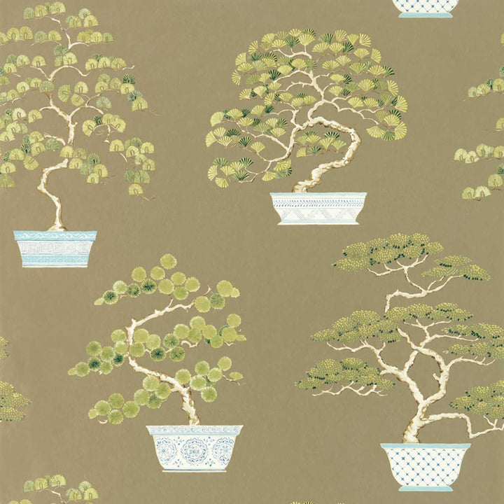 Penjing-Behang-Tapete-Sanderson-Scallion Green-Rol-217108-Selected Wallpapers