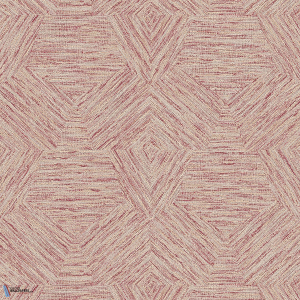 Pentagono-Wallpaper-Arte-Fuchsia-Roll-33046-Selected Wallpapers