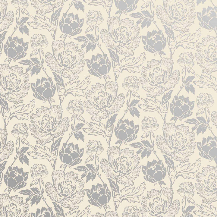 Peony-Behang-Tapete-Farrow & Ball-White Tie-Rol-BP2303-Selected Wallpapers