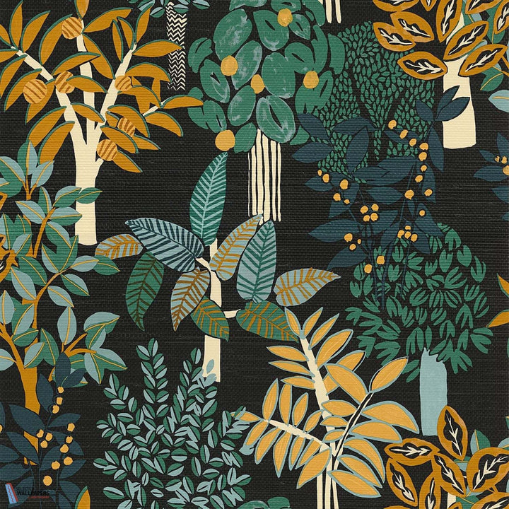 Peradeniya-Behang-Tapete-Casamance-Noir/Multico-Rol-75940508-Selected Wallpapers
