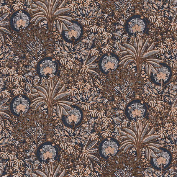 Persee-Behang-Casamance-Marine/Cuivre-Rol-75391426-Selected Wallpapers