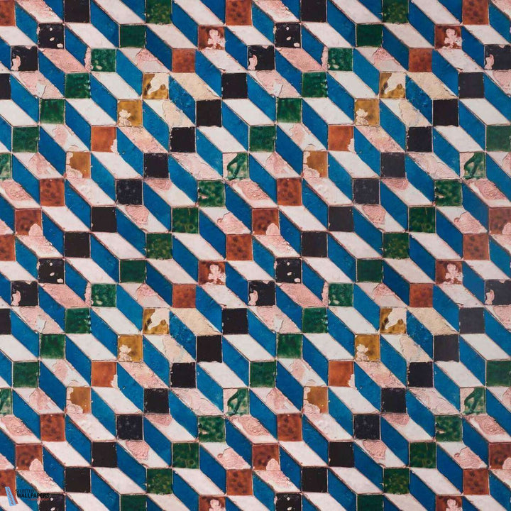 Persepolis-behang-Tapete-Pierre Frey-Turkoise-Meter (M1)-FP629001-Selected Wallpapers