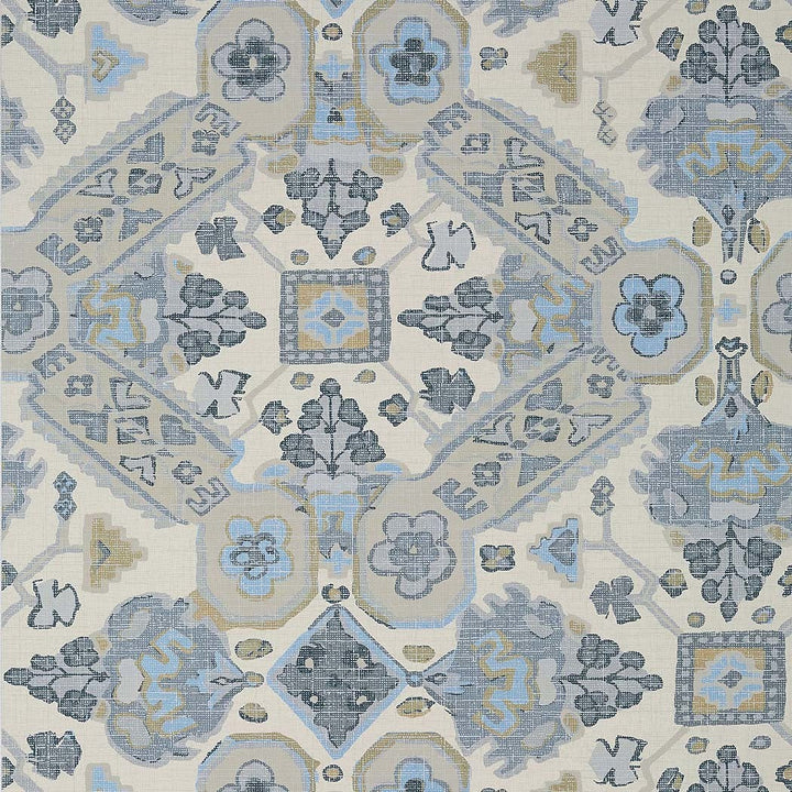 Persian Carpet-Behang-Tapete-Thibaut-Grey and Beige-Rol-T10828-Selected Wallpapers