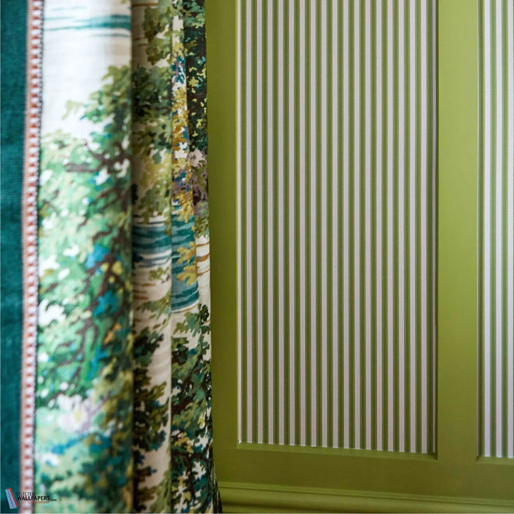Pinetum Stripe-Behang-Tapete-Sanderson-Selected Wallpapers