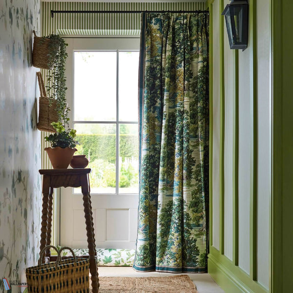 Pinetum Stripe-Behang-Sanderson-Selected Wallpapers