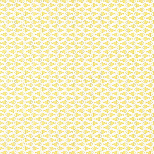Pisces-Wallpaper-Thibaut-Yellow-Roll-T13323-Selected Wallpapers