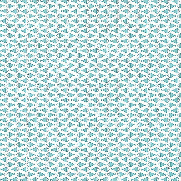 Pisces-Wallpaper-Thibaut-Turquoise-Roll-T13325-Selected Wallpapers