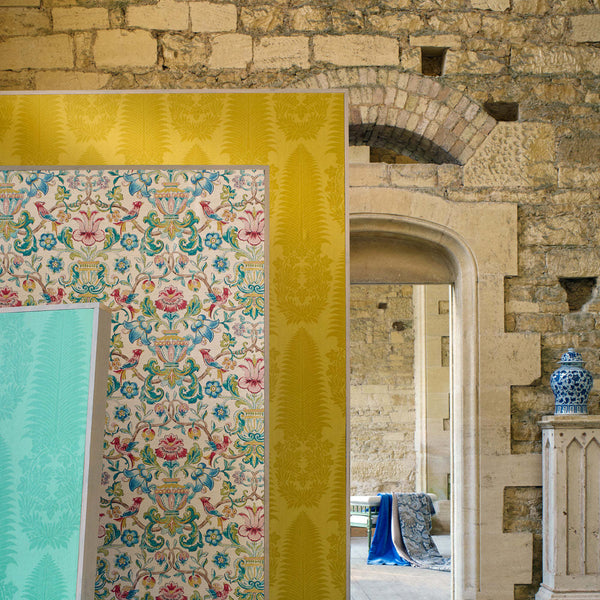 Pompadour Print-Behang-Tapete-Zoffany-Selected Wallpapers