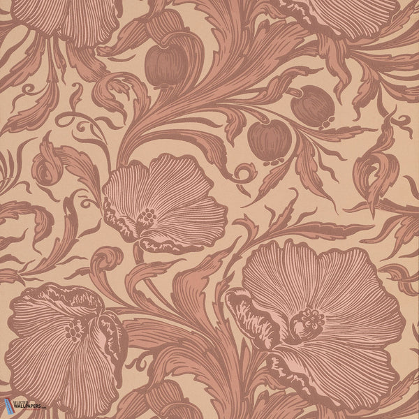 Poppy Trail-wallpaper-Little Greene-Masquerade-Roll-0263PTMASQU-Selected Wallpapers