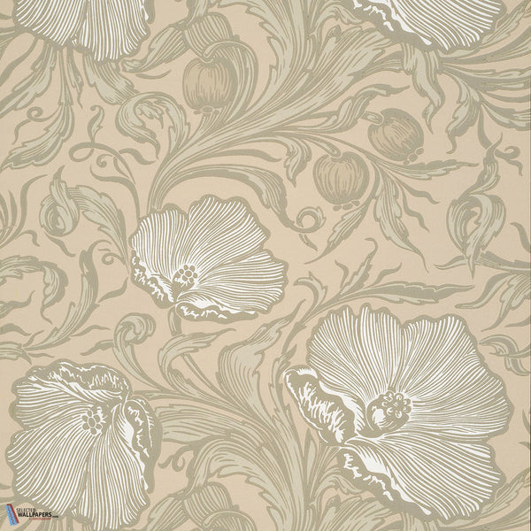 Poppy Trail-wallpaper-Little Greene-Portland Stone-Roll-0263PTPORTL-Selected Wallpapers