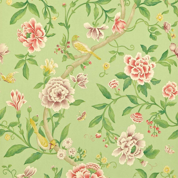 Porcelain Garden-behang-Tapete-Sanderson-Rose/Fennel-Rol-DCAVPO101-Selected Wallpapers