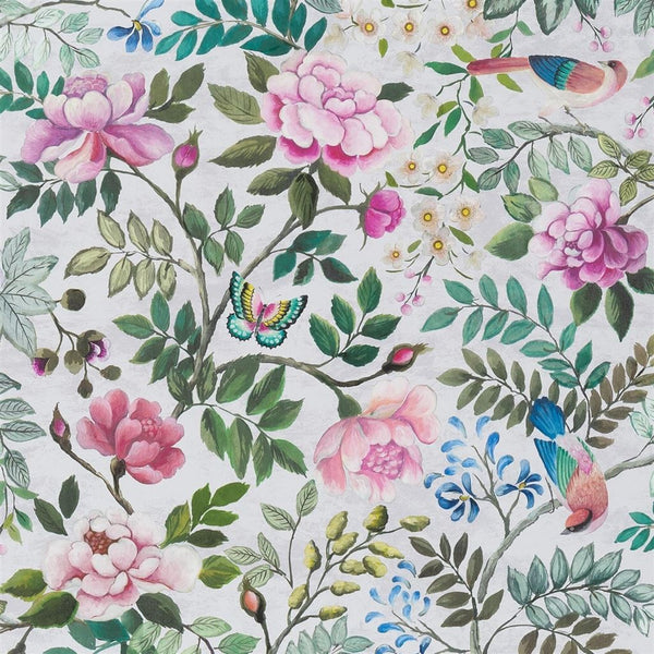 Porcelaine de Chine-Behang-Designers Guild-Fuchsia-Rol-PDG1146/01-Selected Wallpapers