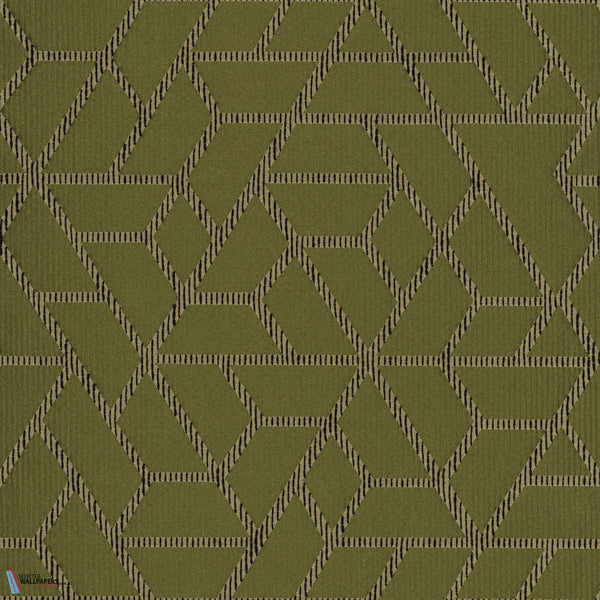 Premiere Loge stof-Casamance-Olive-Meter (M1)-38620527-Selected Wallpapers