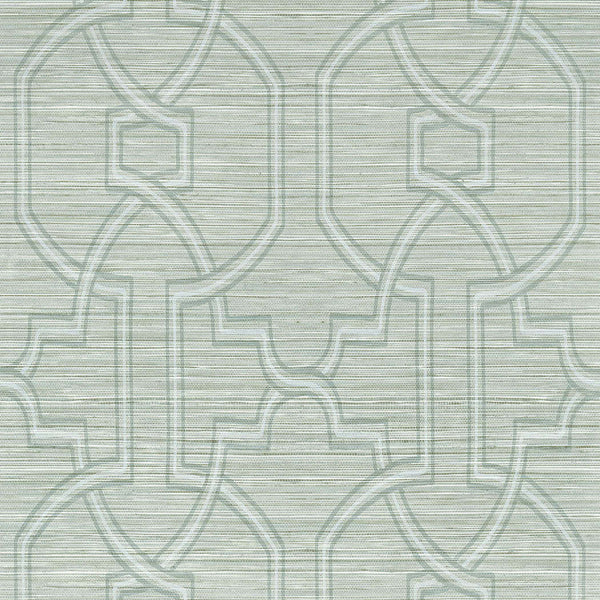 Promenade-Behang-Thibaut-Robin's Egg-Rol-T279-Selected Wallpapers