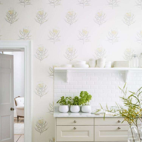 Protea Flower-behang-Tapete-Sanderson-Selected Wallpapers