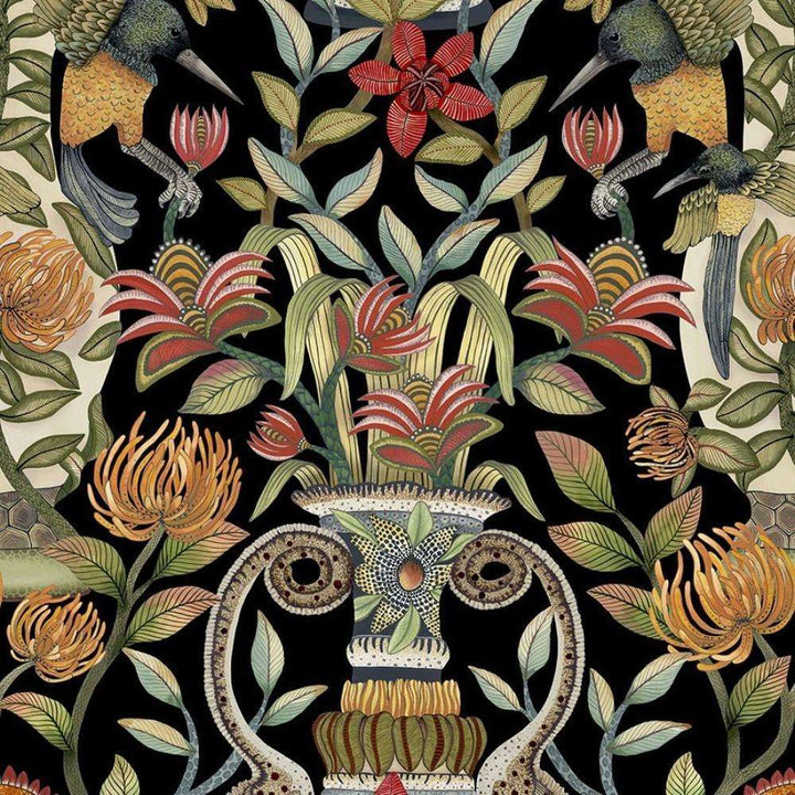 Protea Garden-Behang-Tapete-Cole & Son-Black-Rol-119/10044-Selected Wallpapers