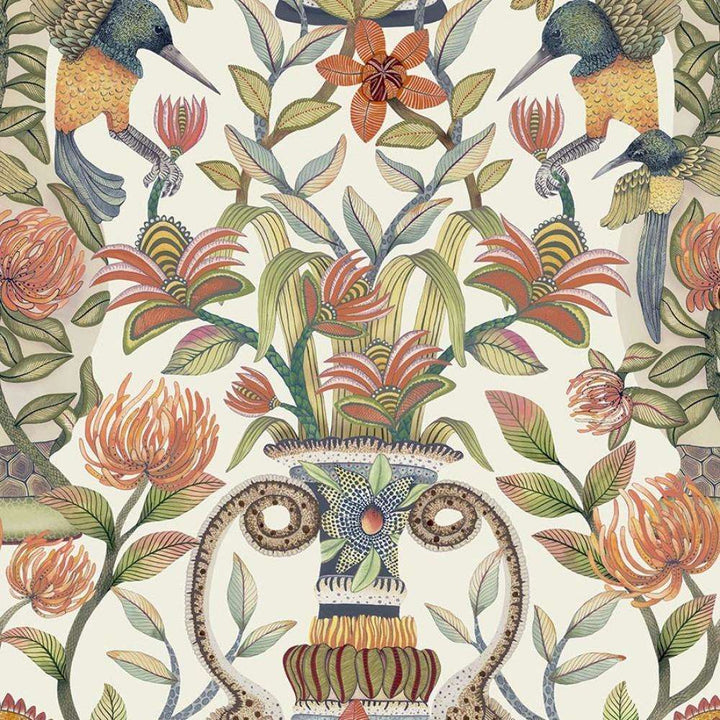 Protea Garden Silk-Behang-Tapete-Cole & Son-White-Rol-119/10045-Selected Wallpapers