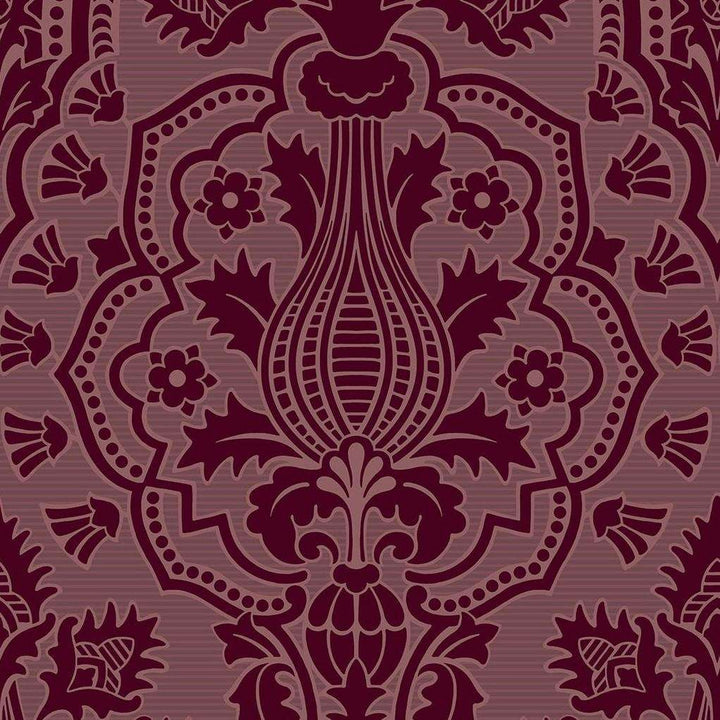 Pugin Palace Flock-behang-Tapete-Cole & Son-Claret-Rol-116/9034-Selected Wallpapers