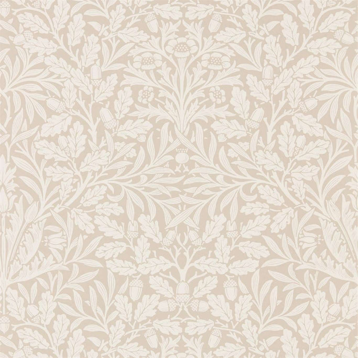 Pure Acorn-behang-Tapete-Morris & Co-Linen/Ecru-Rol-216040-Selected Wallpapers