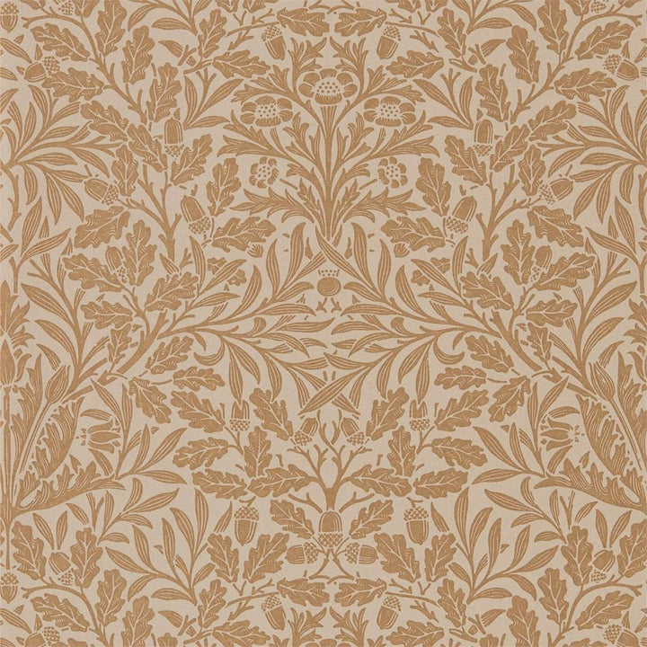 Pure Acorn-behang-Tapete-Morris & Co-Gilver/Copper-Rol-216041-Selected Wallpapers