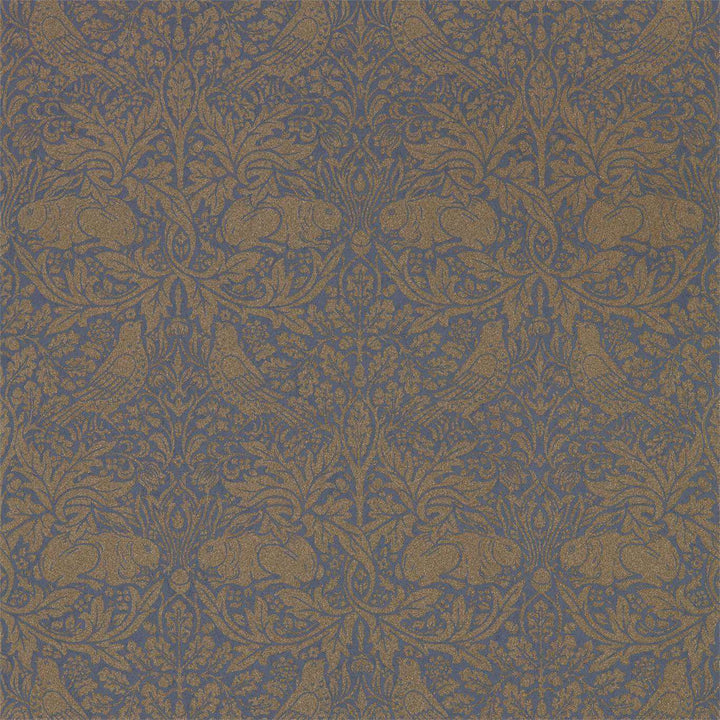 Pure Brer Rabbit-behang-Tapete-Morris & Co-Ink/Gold-Rol-216530-Selected Wallpapers