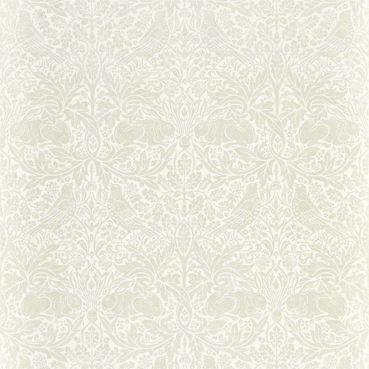 Pure Brer Rabbit-behang-Tapete-Morris & Co-White Clover-Rol-216534-Selected Wallpapers