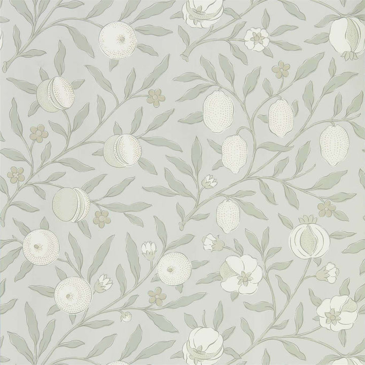 Pure Fruit-behang-Tapete-Morris & Co-Grey Blue-Rol-216540-Selected Wallpapers