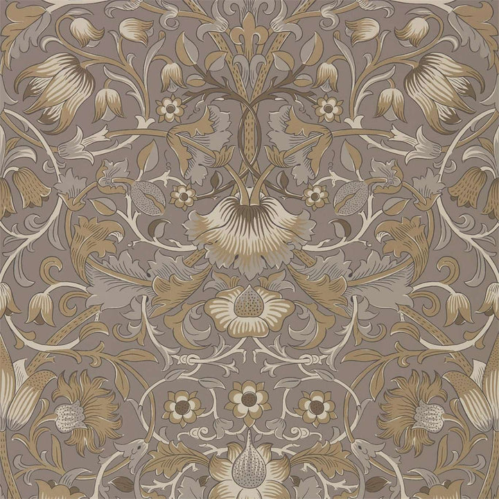 Pure Lodden-behang-Tapete-Morris & Co-Taupe/Gold-Rol-216028-Selected Wallpapers
