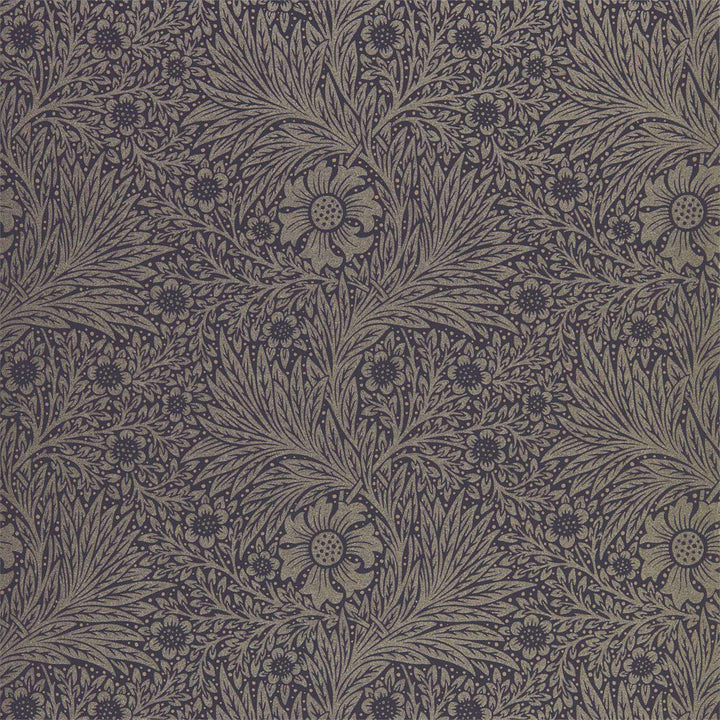 Pure Marigold-behang-Tapete-Morris & Co-Black Ink-Rol-216535-Selected Wallpapers