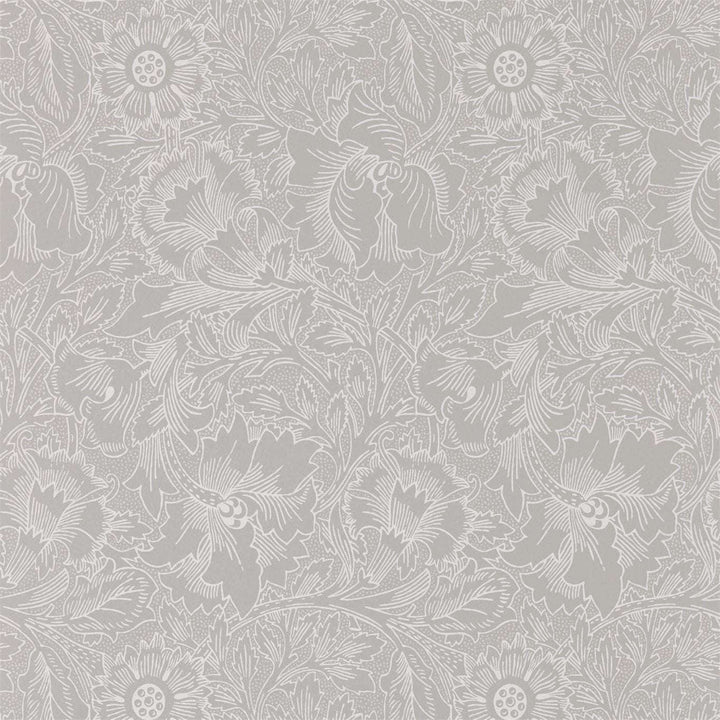 Pure Poppy-behang-Tapete-Morris & Co-Dove/Chalk-Rol-216032-Selected Wallpapers
