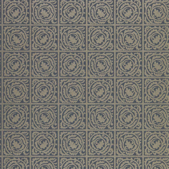 Pure Scroll-behang-Tapete-Morris & Co-Black Ink-Rol-216547-Selected Wallpapers